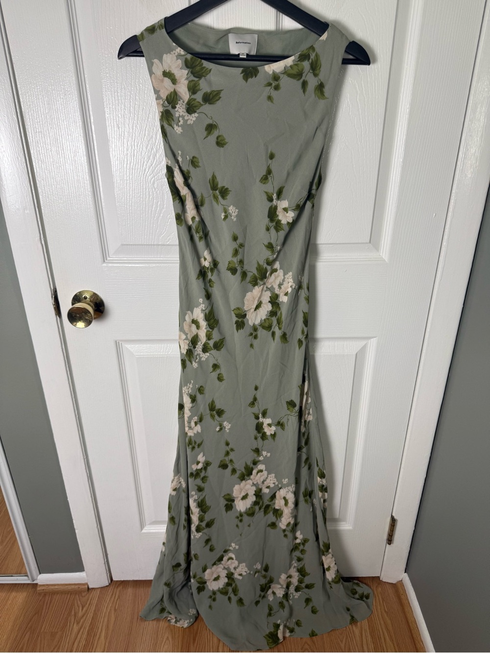 Reformation Prescott Maxi Dress in Greenery M - Picture 2 of 6